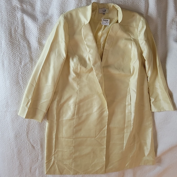 Le Suit Jackets & Blazers - 🎀Host Pick🎀 Le Suit Women's Coat Yellow Plus Size 20W NWT